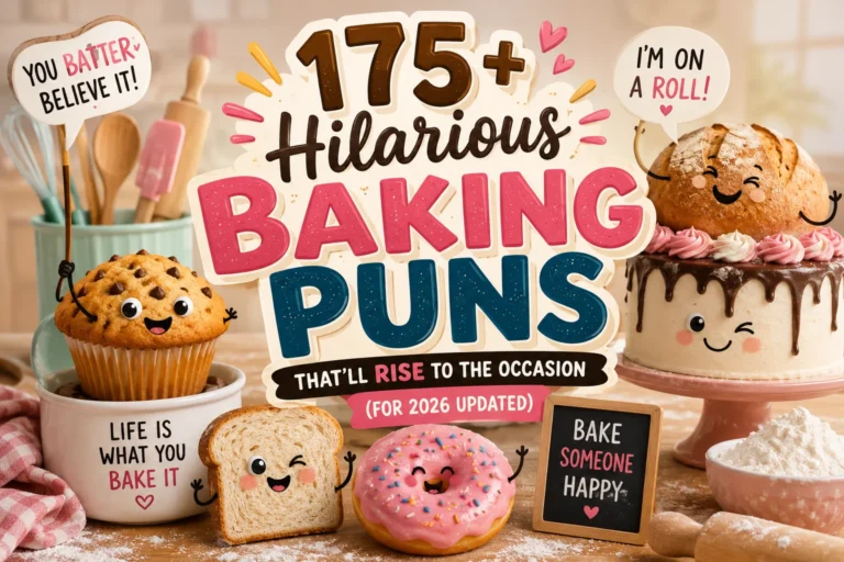 175+ Hilarious Baking Puns