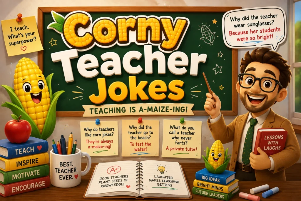 Corny Teacher Jokes