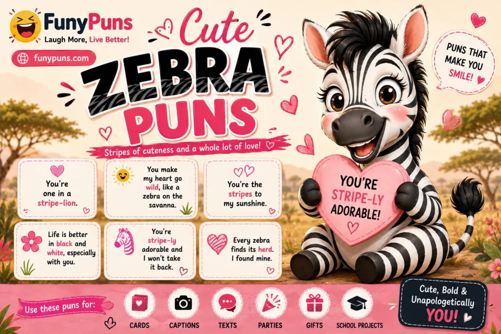 Cute Zebra Puns
