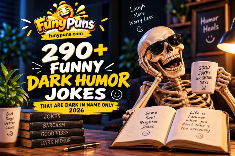 290+Funny Dark Humor Jokes That Are Dark in Name Only 2026