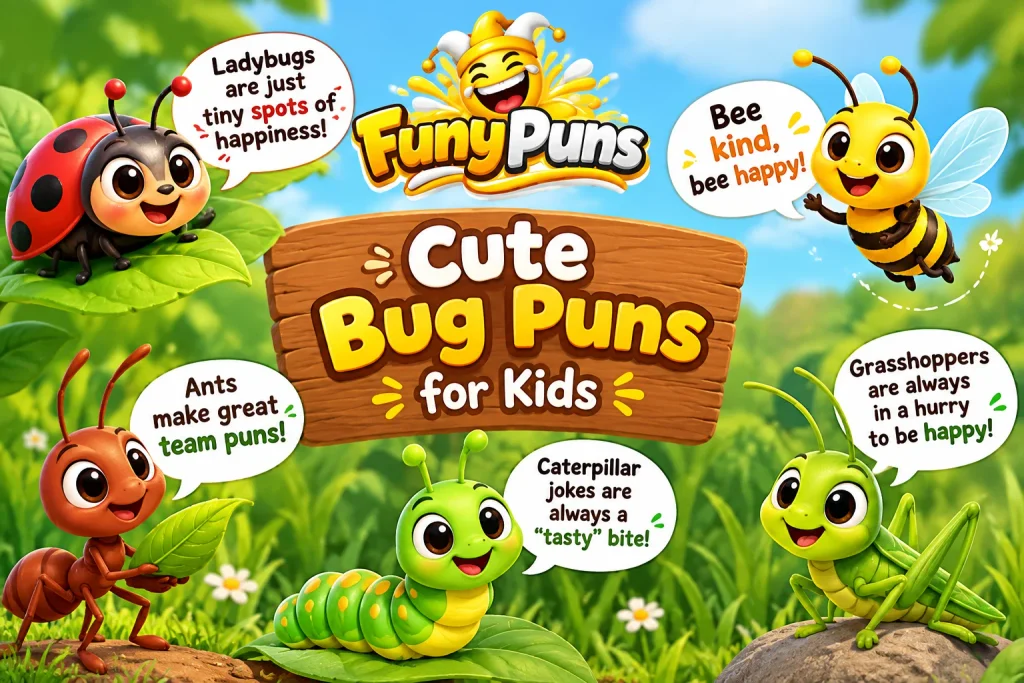 cute bug puns for kids
