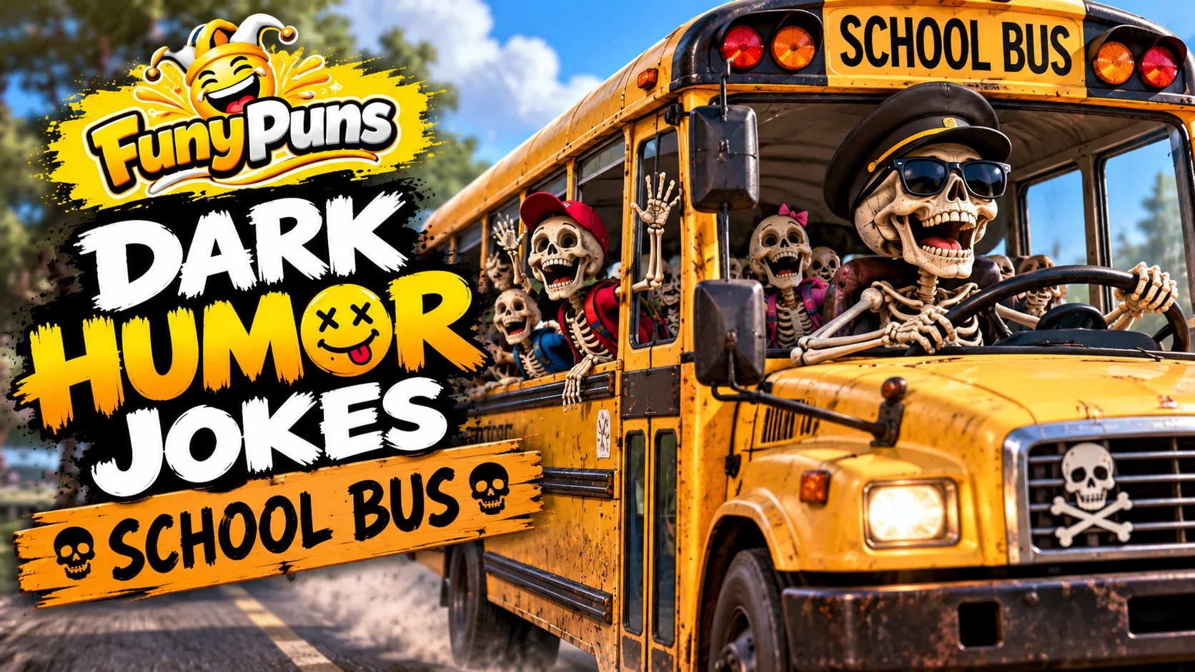 dark humor jokes school bus