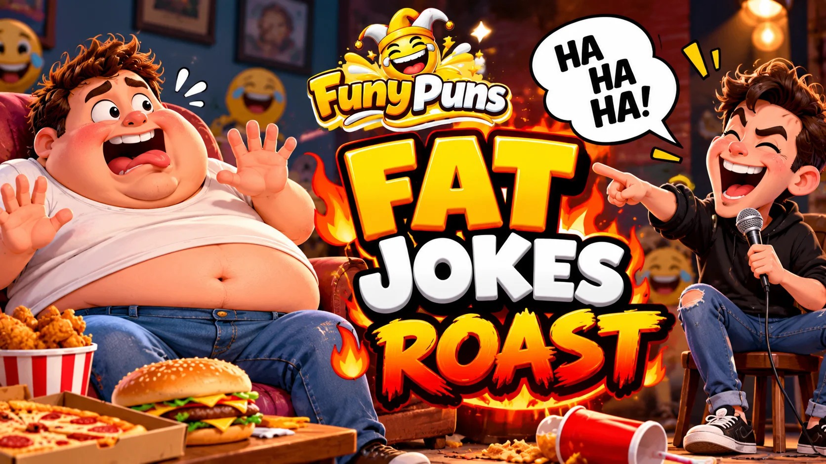 fat jokes roast
